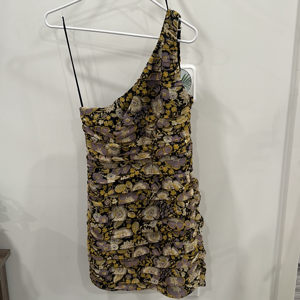 NWOT ZARA OFF THE SHOULDER FLORAL DRESS